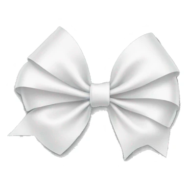 white bow sticker