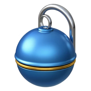 blue bike bell  sticker