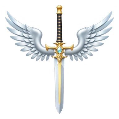angel sword sticker