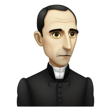 Fyodor Dostoevsky kissing Franz Kafka sticker