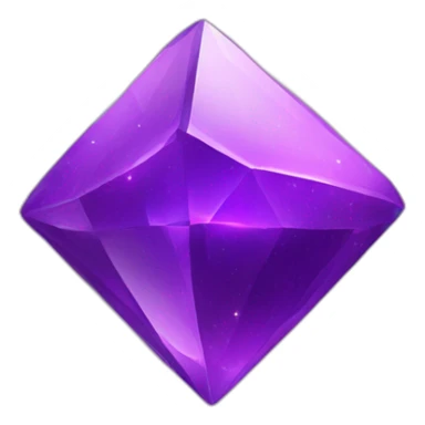 purple square gem space-like sticker