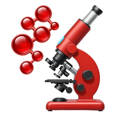 sangue no microscopio sticker