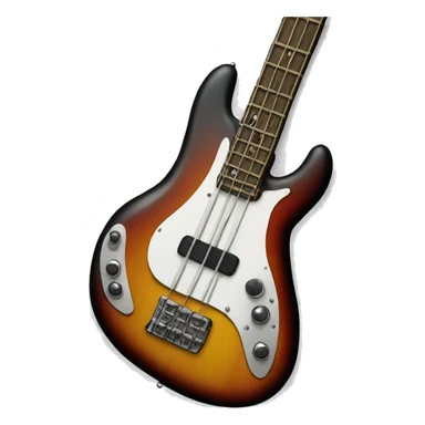 Bass guitar sticker