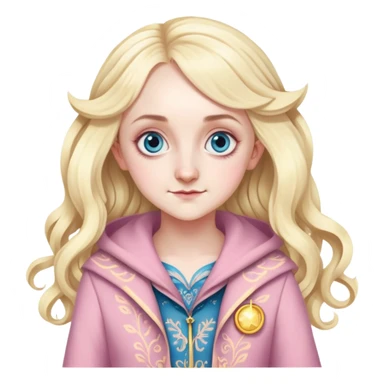 Evanna Lynch is Luna Lovegood in harry potter sticker