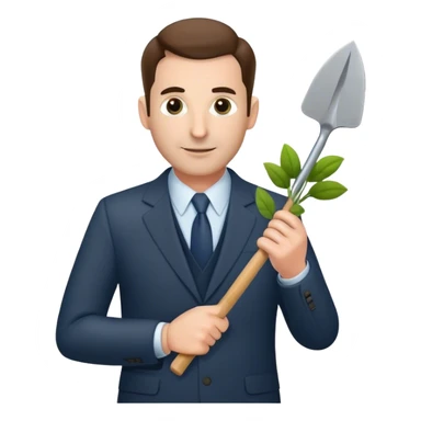 Harvey Spector gardening sticker