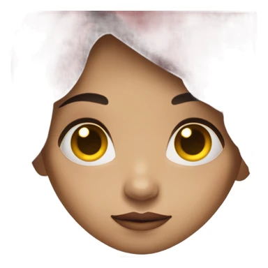 witch girl with dark red hair sticker