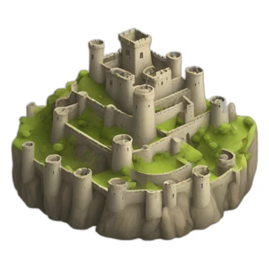 Fortress-compact sticker