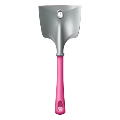 Small Pink garden shovel sticker
