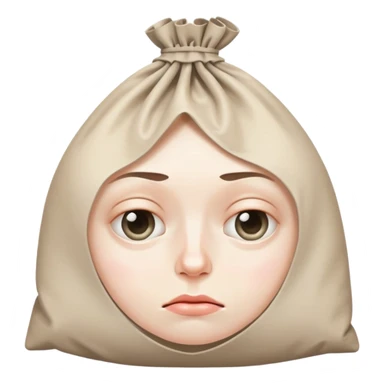 tired bags under eyes sticker