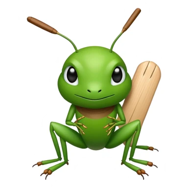 Cricket waiting sticker