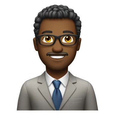 cool guy in office promise sticker