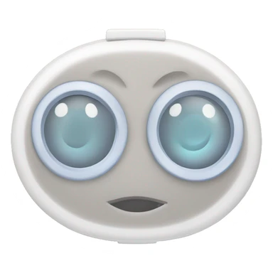 dual compartment prescription contact lens case sticker