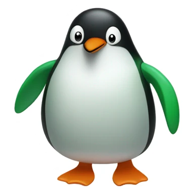 green pingu sticker