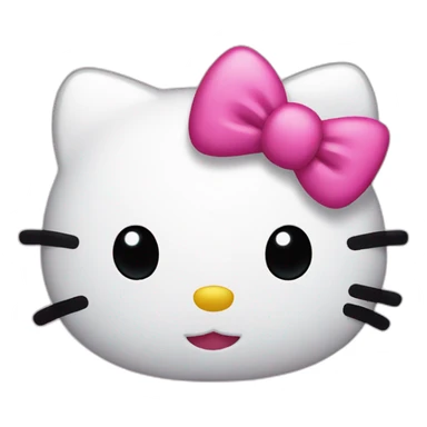 Hello Kitty pink sticker
