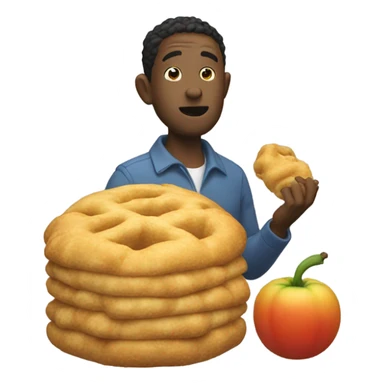 A giant thing eating a bunch of paradoxes  sticker