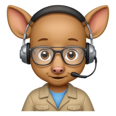 Baby aardvark network engineer sticker