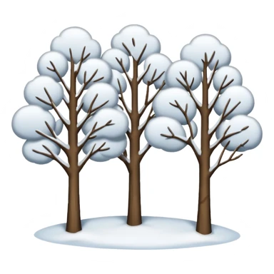 10 Snowy trees sticker