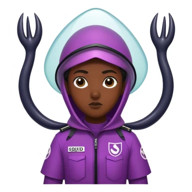 Squid game guard sticker
