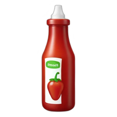ketchup bottle sticker