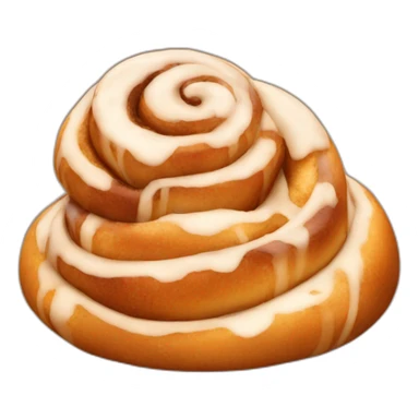 happy cinnamon bun sticker
