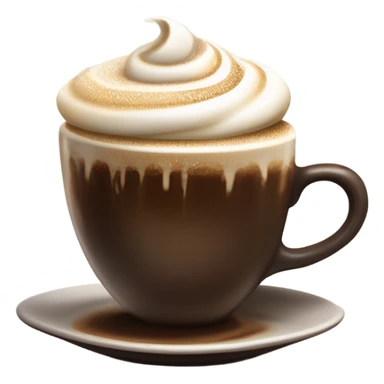 raf coffee with cream and sugar sticker