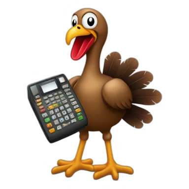 Imagine a turkey having a conversation with a vintage Avaya phone—infuse creativity into this unexpected encounter! sticker