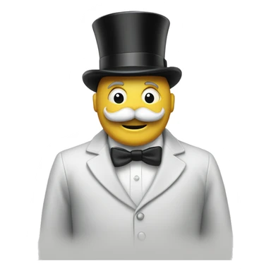Monopoly man Norway sticker