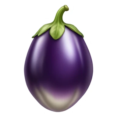 Eggplant dripping withe liquid  sticker
