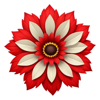 flower with scary theeth but no face sticker