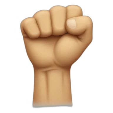 clenched fist sticker
