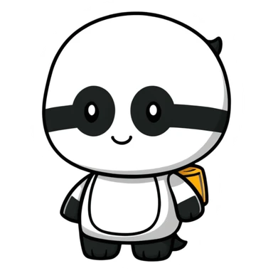 Polack character in cartoon sticker style sticker