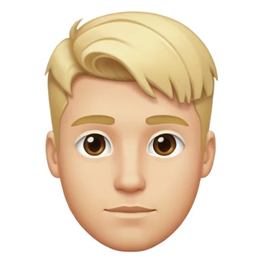 blonde male hairstyles sticker