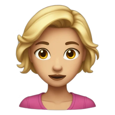 Bratty 13 year old girl sticker