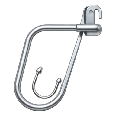 open safety pin with pointed end sticker