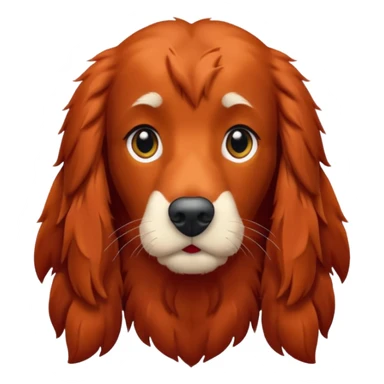 Red setter sticker