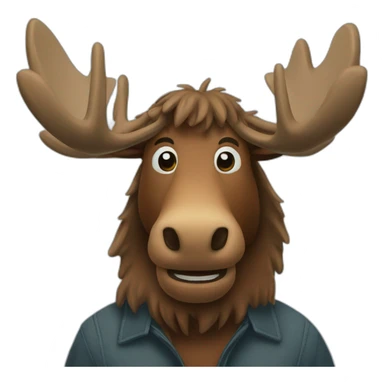 Moose sticker