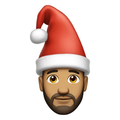 Drake with Santa hat sticker