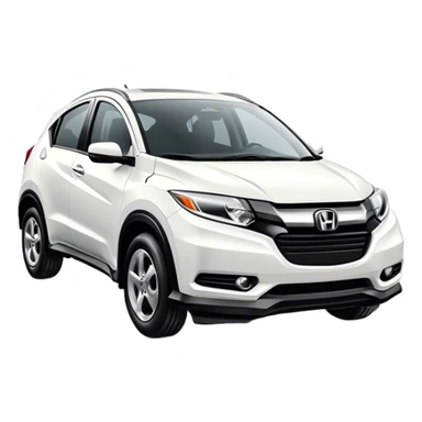 white honda hr-v sticker