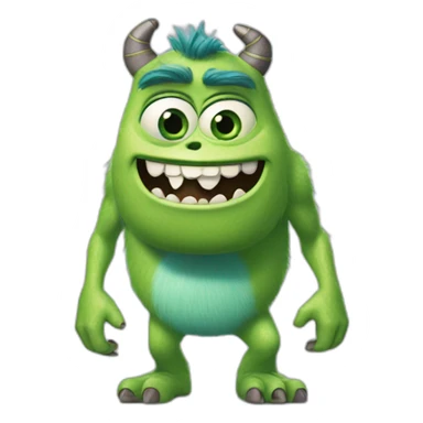 Monster inc sticker