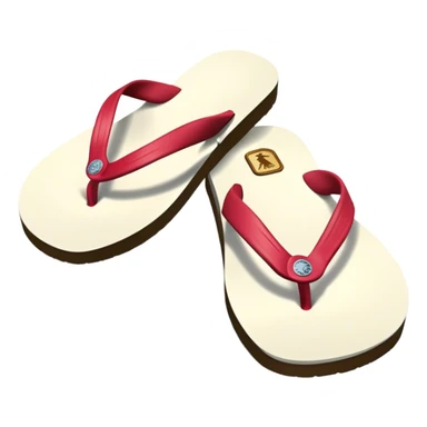 Abercrombie & Fitch Y2K flip flops sticker