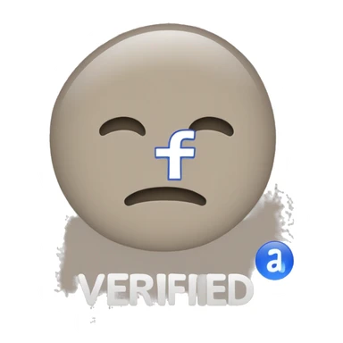 Facebook verified logo sticker