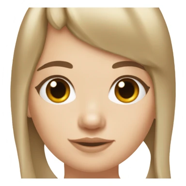 white girl with brown hair, bangs, wing eyeliner and a nose ring piercing sticker