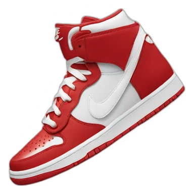 Chaussure Nike rouge sticker