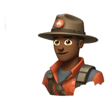game team fortress 2 scout sticker