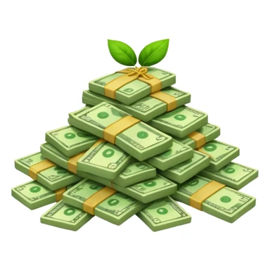 money falling sticker