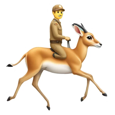 Gazelle with driver sticker