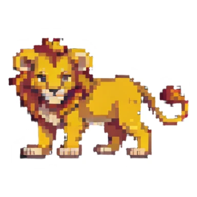Simba from Disney sticker