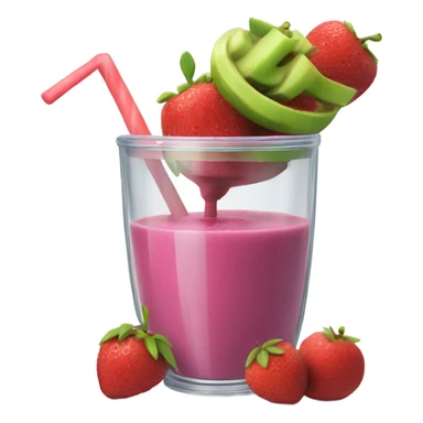 Blender whips up fruit smoothies sticker