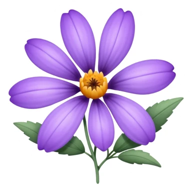 lavanda flower sticker