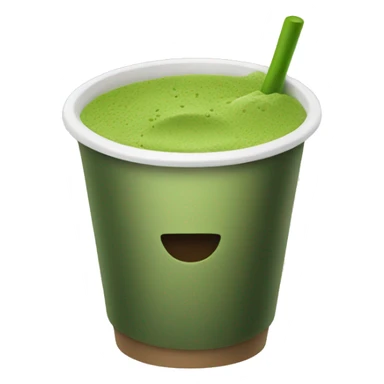 Matcha to go sticker